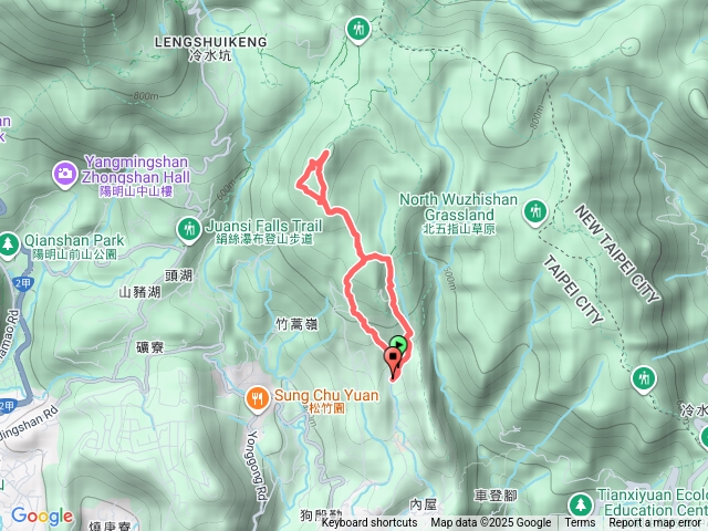 2025-10-01 藍天隊 內寮古道竹篙嶺古道忘憂草原(水牛窩)