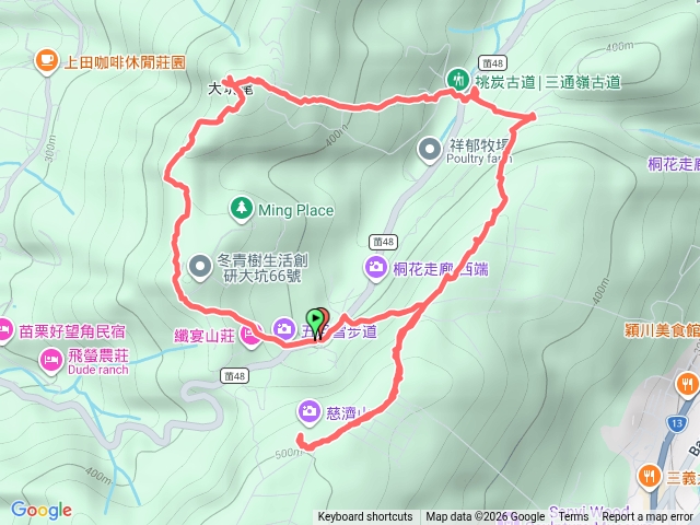 115.4.14 三義挑炭古道 三通嶺 五月雪 慈濟山步道預覽圖