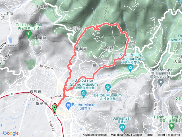 中正山步道-永春寮步道-白宮山莊步道