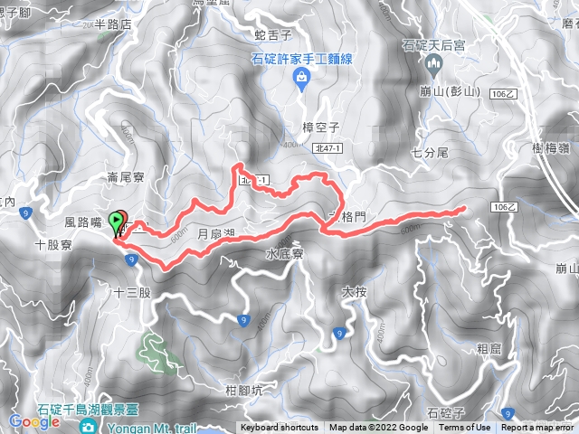 石碇 - 粗坑崙山、梅樹嶺山(獵狸尖山)