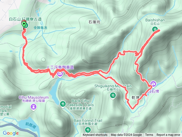 大溪打鐵寮古道白石埤線上白石山預覽圖