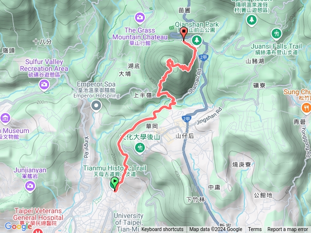 天母古道水管路