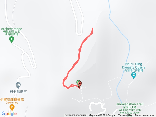 2021.8.29 小金面山 西湖山 原路折返(內湖路一段91巷92弄)