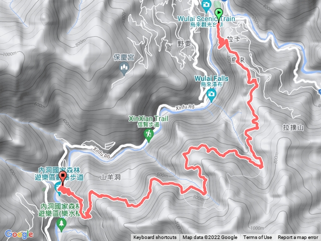 大刀山內洞林道（2M走山）