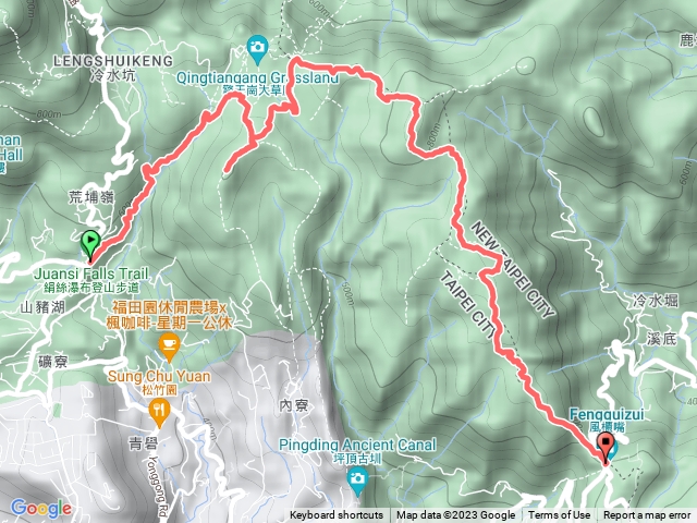 涓絲瀑布擎天崗風櫃嘴