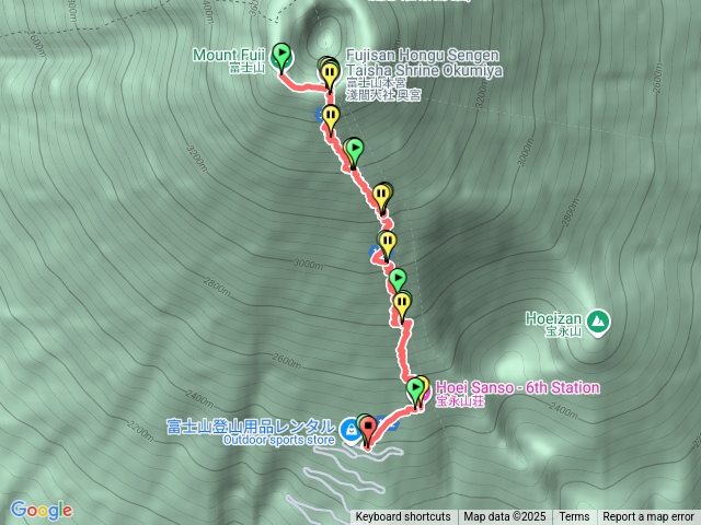 富士山（富士宮路線一日來回）