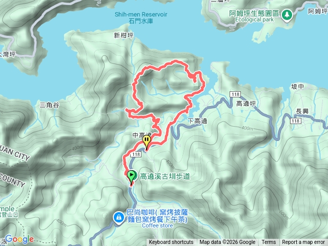 高遶溪古道，新柑坪山預覽圖