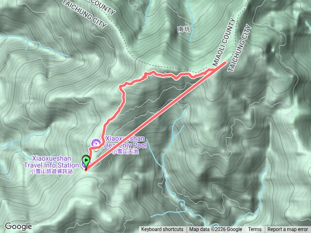 大雪山防火巷拾丸山南峰