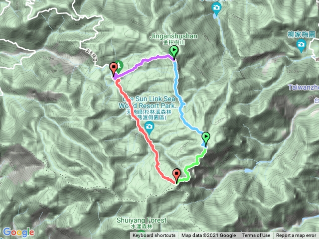 烏松坑山五叉崙山金柑樹山O型(烏金縱走) 2021.10.31