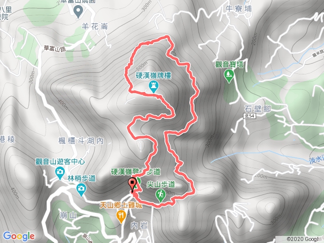Day57尖山步道接北橫古道全段上硬漢嶺健走