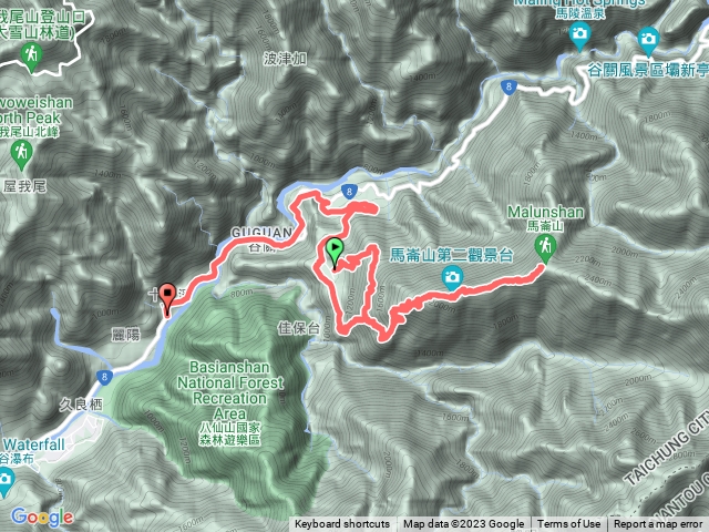 谷關七雄-馬崙山