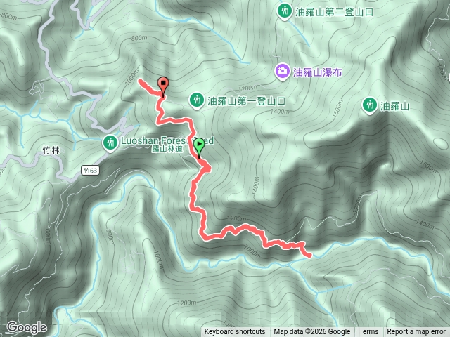 20260601羅山林道南線2.6K下麥巴來溪加碼西油羅山預覽圖
