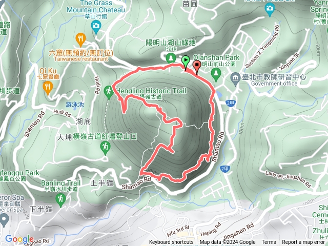 紗帽山腰繞西南稜-橫嶺古道O 走