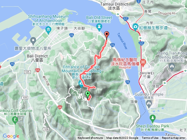 小北插-硬漢嶺-八里渡船頭