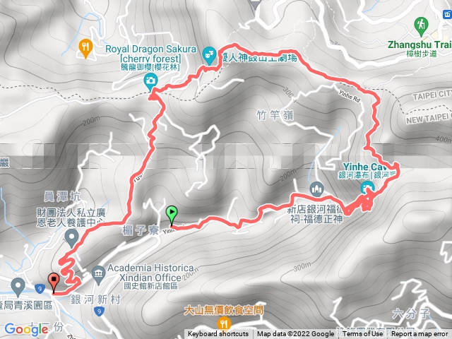 銀河洞越嶺登山步道