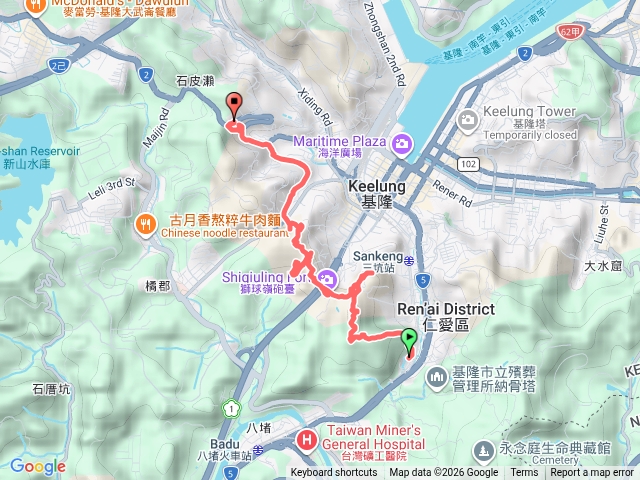 基隆大縱走西段前段合利煤礦佛祖嶺隧道未果預覽圖