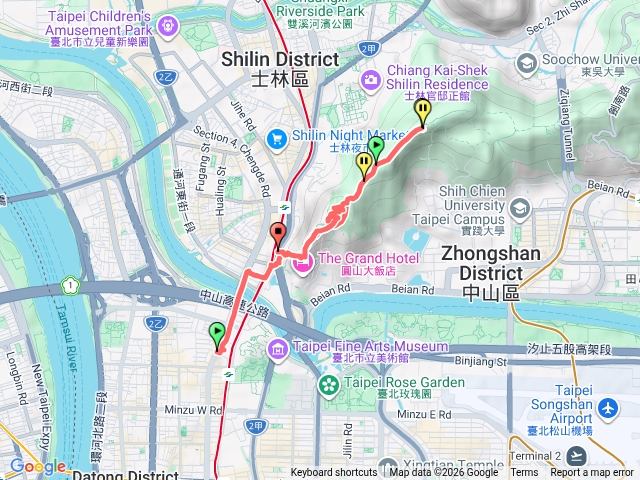 圓山孔廟到劍潭老地方觀景平台預覽圖