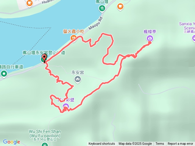 福德坑山-鳶山彩壁。永安宮起點路線