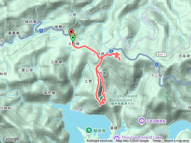 二格公園走小格頭獅頭山 鱷魚島 雲海山預覽圖