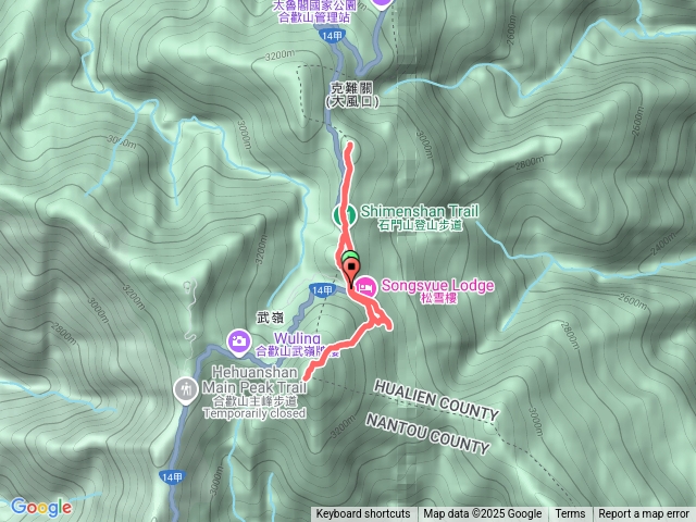 合歡東峰-合歡尖-石門山