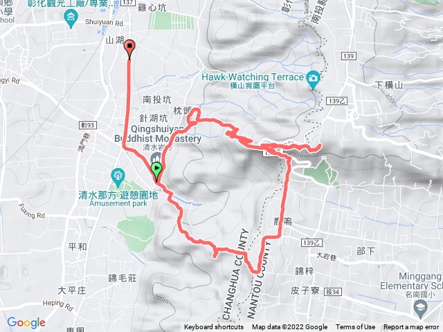 中央嶺步道擎天崗橫山7100長青步道O型走