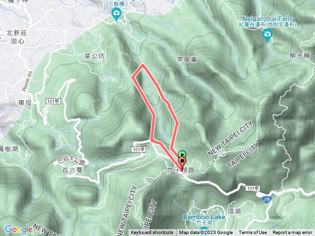 觀音谷～菜公坑燒炭古道～溪畔小屋～菜公坑登山口