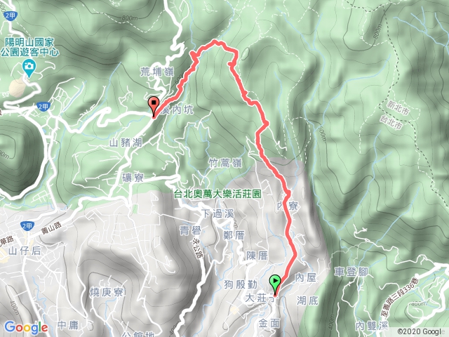 內寮-竹篙山南峰-絹絲瀑布