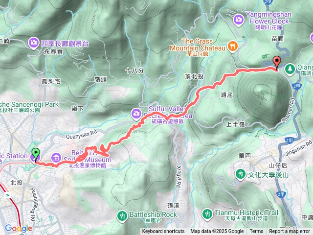 20250903 北投三大溫泉地熱露頭連走 - 地熱谷 硫磺谷 龍鳳谷 (經 新北投山 大砲岩)預覽圖
