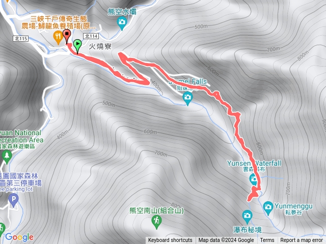 0716三峽雲森瀑布