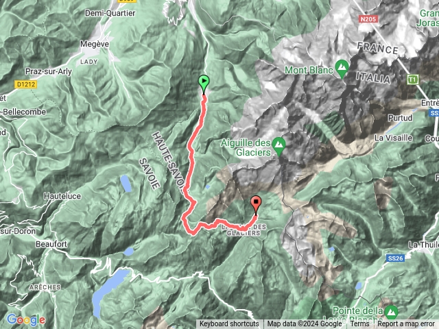 TMB Stage 2 Variant Les Contamines Col des Fours Mottets
