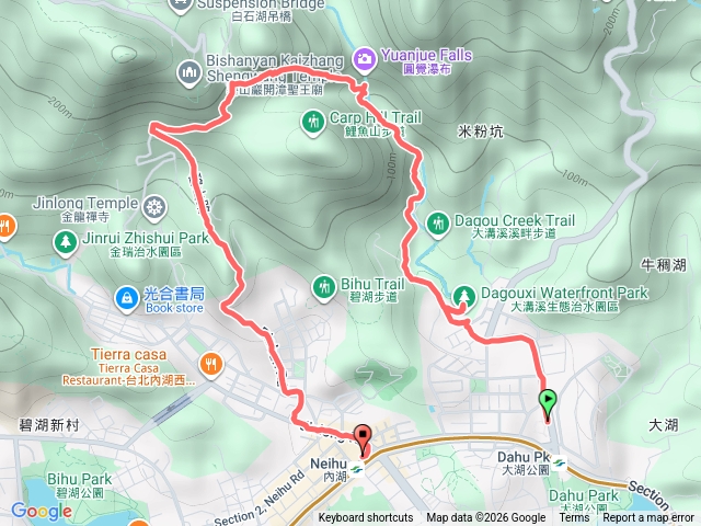 大溝溪圓覺瀑布碧山路