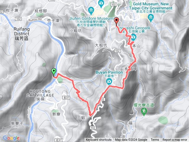 猴硐金字碑古道、牡丹山