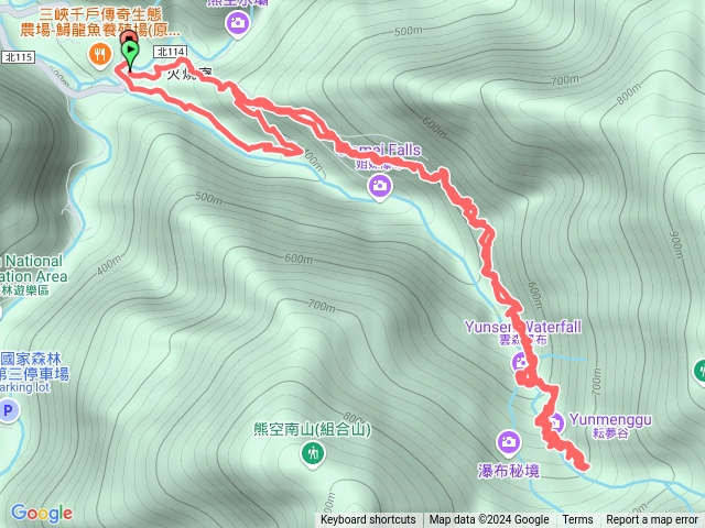 雲森瀑布耘夢谷下鐘聲山莊預覽圖