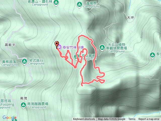 泰安竹林祕境南勢山北峰
