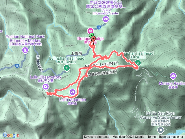 塔塔加三山：麟趾山、鹿林山、鹿林前山