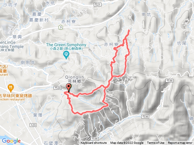 飛鳳山—中坑山—大板根O型—流籠