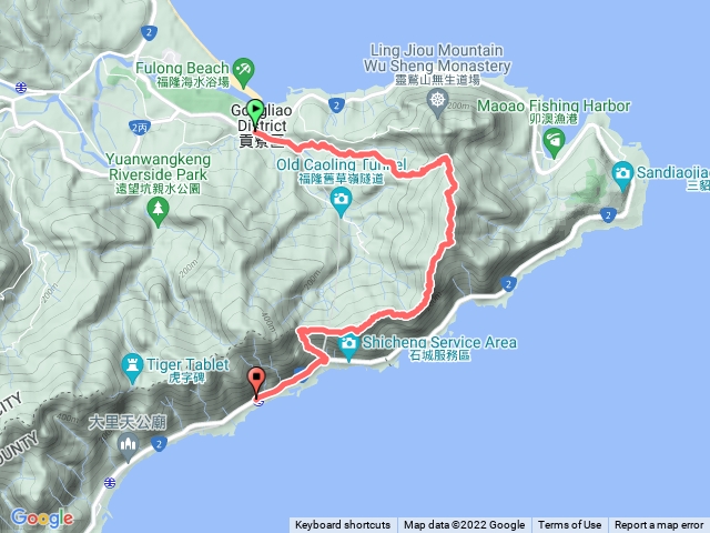 雪山尾稜北段（福隆-石城）