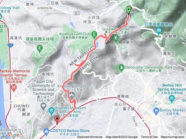 自清天宮下忠義山