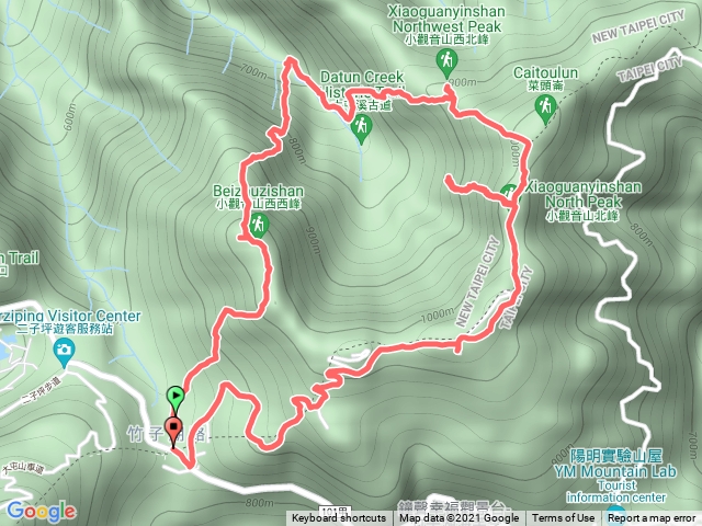 小觀音山大O加一點小O