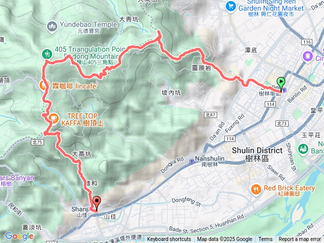 2025微笑山線縱走尋寶集章任務微笑山線：【大棟山系】405高地段202507201315