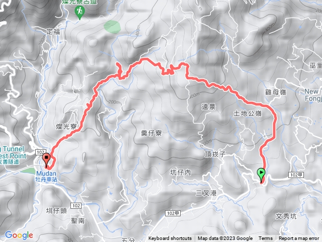 2023/9/17淡蘭古道北路觀日嶺頭石筍古道牡丹火車站