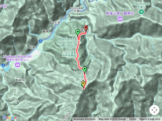 八仙山主峰