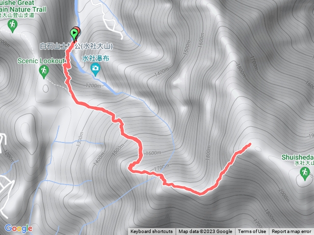 水社大山-白石山土地公線-2023/08/21