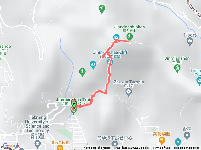 內湖金面山