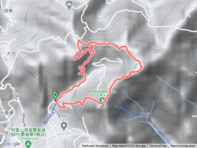 221224-小百岳#061大湖尖山，滿牆龍須菜。美美兔平安夜前夕，遊走嘉義三尖四凍之首。