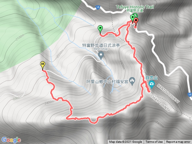 兒玉東水縱走特富野古道2.7k