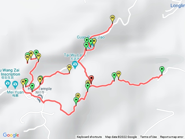 鵲山上蜈蚣海印寺登頂太武池