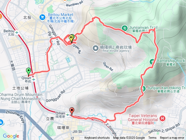 台北－臺灣百大必訪步道軍艦岩、丹鳳山親山步道