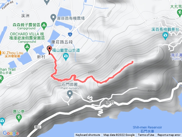 溪洲山福山巖登山步道