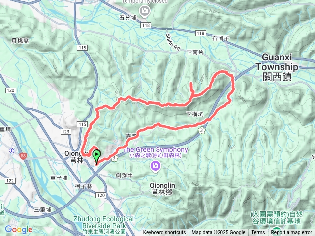 高梘頭山、糖塔山（紙寮窩山）、水坑廣山、水坑磨山、273峰、流民窩山、三叉峰、南和山、十四股山、300峰、290峰、288峰、下橫坑山、樟樹窩山